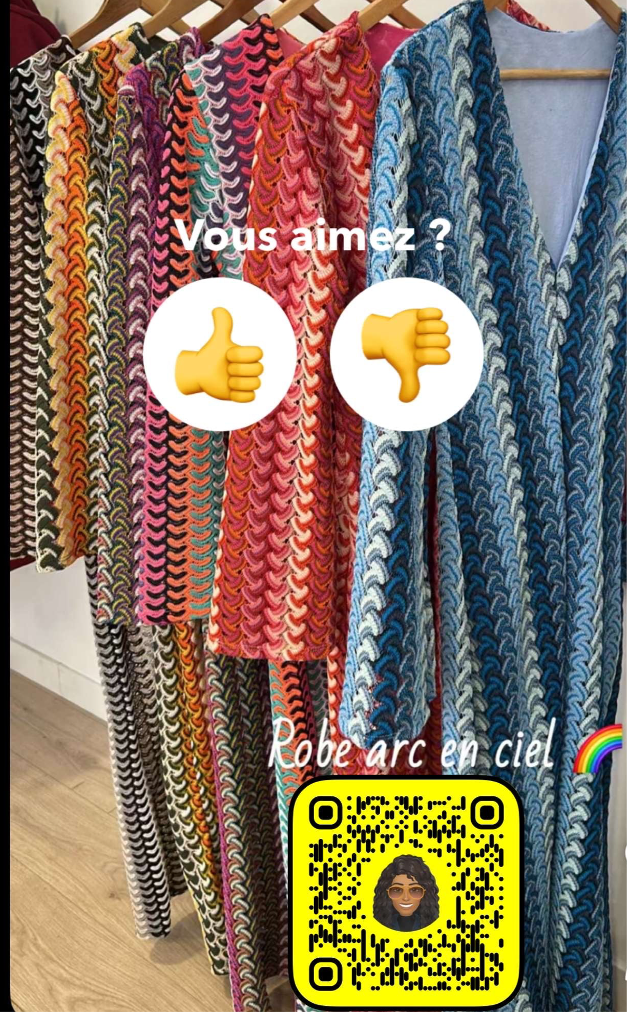 Robe arc-en-ciel